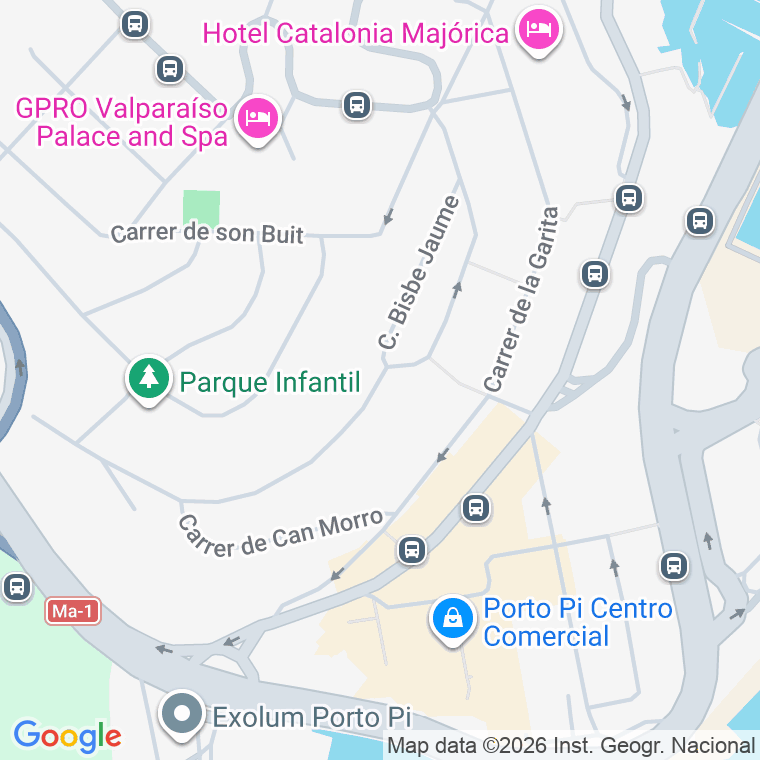 Código postal de Vista Alegre en Palma de Mallorca