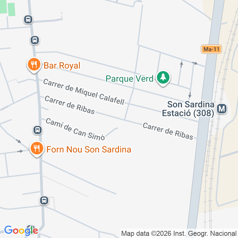 Código postal de Ribas en Palma de Mallorca