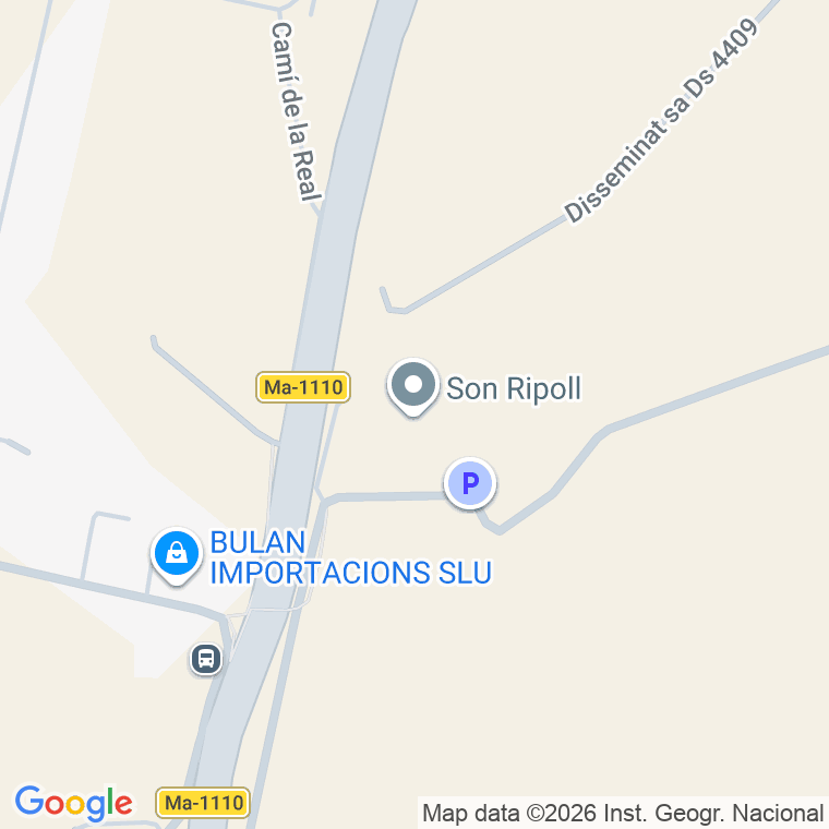 Código postal de Son Ripoll, Cami en Palma de Mallorca