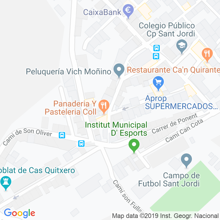 Código Postal calle Cristiandad en Palma de Mallorca