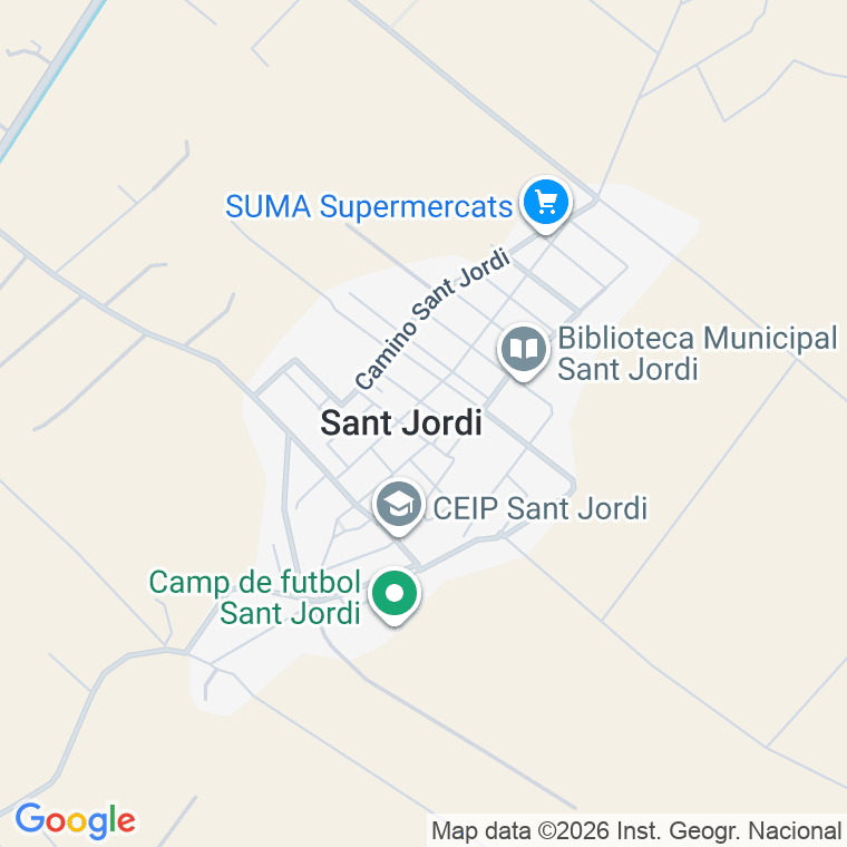 Código postal de Sant Jordi en Palma de Mallorca