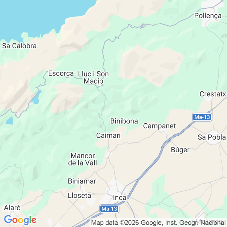 Código postal de Selva en Illes Balears