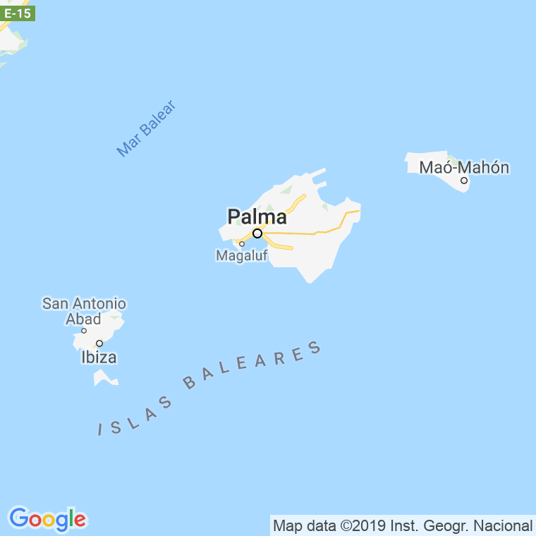 Código Postal de Punta Del Sebetli en Illes Balears