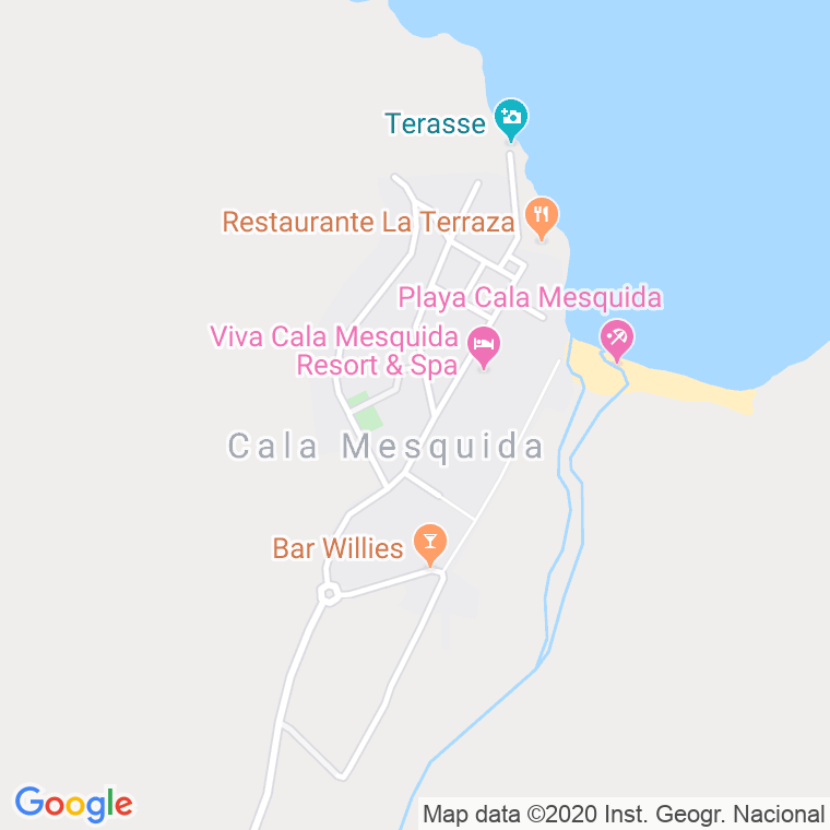 Código Postal de Cala Mesquida en Illes Balears