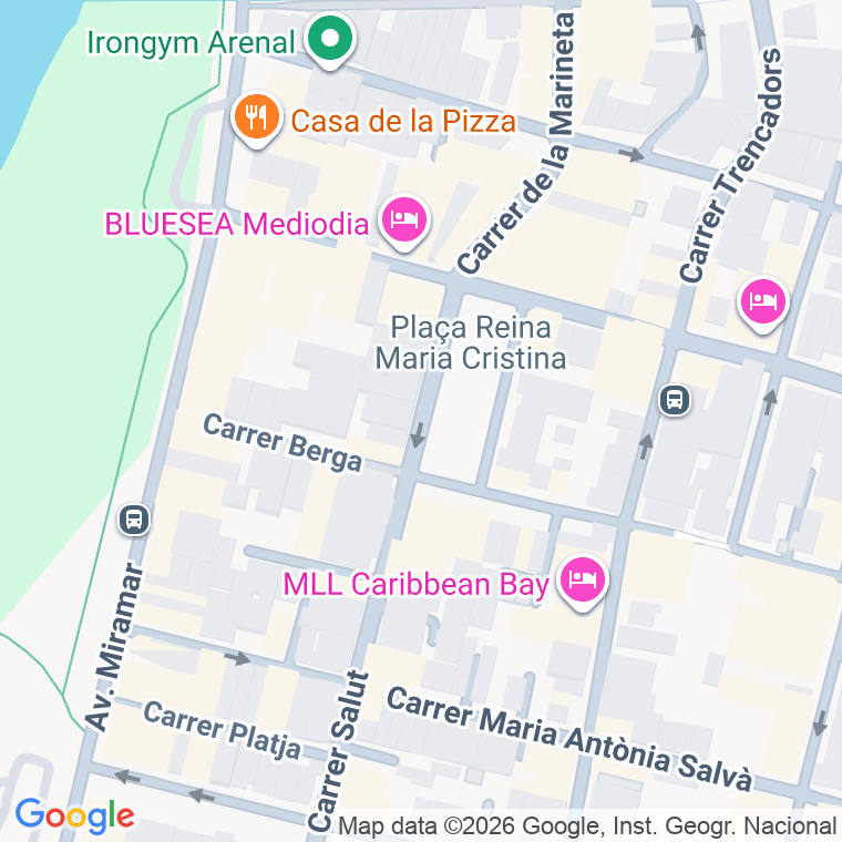 Código postal de Pl Reina Maria Cristina en Arenal (s')