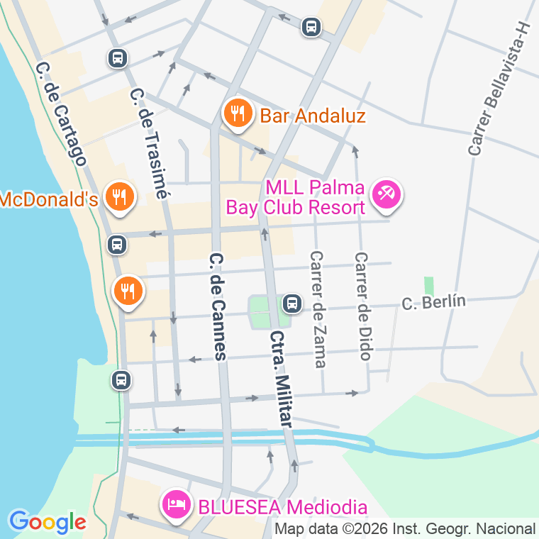 Código postal de Asdrubal en Palma de Mallorca