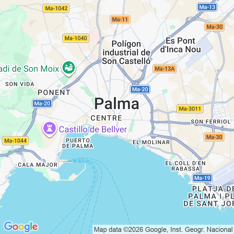 Código postal de Palmer, Cami en Palma de Mallorca