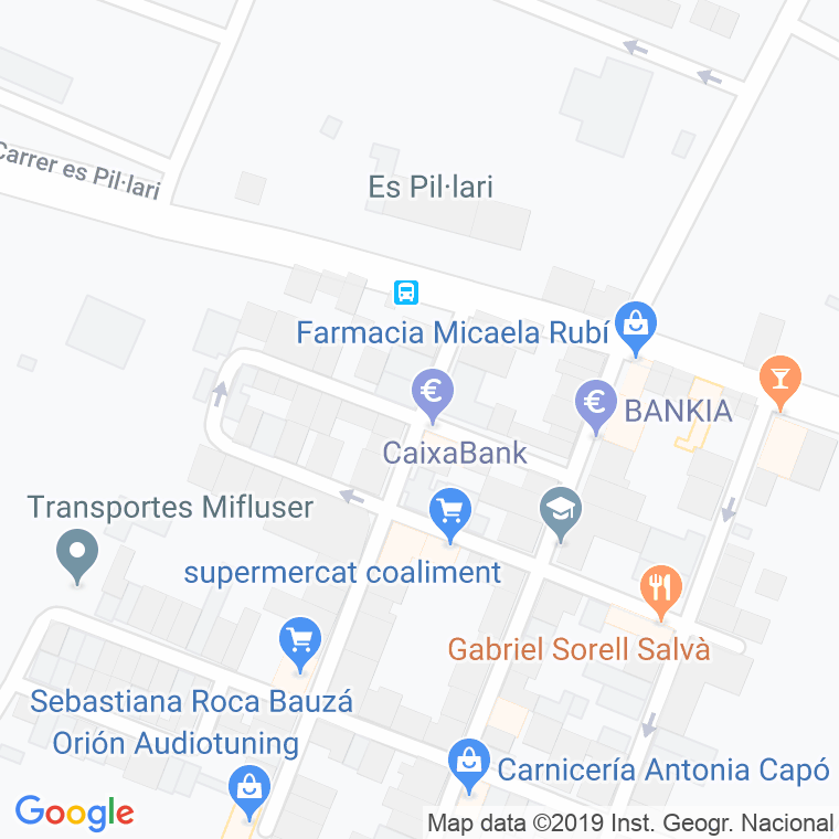 Código Postal calle Sor Damiana en Palma de Mallorca