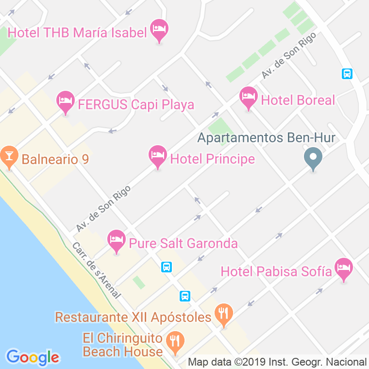Código Postal calle Mar Negra en Palma de Mallorca