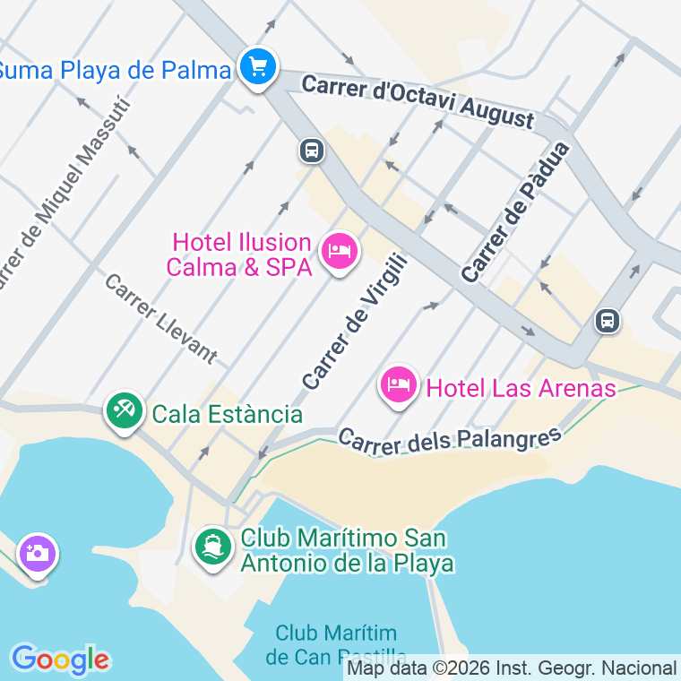 Código postal de Virgili en Palma de Mallorca