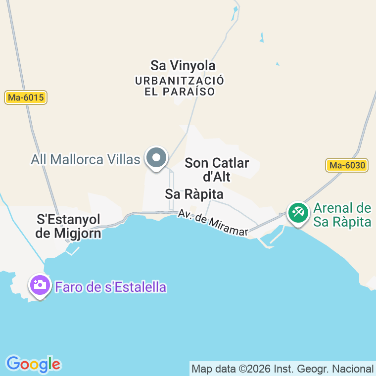 Código postal de Carre Tonyina, de la en Rapita (sa)