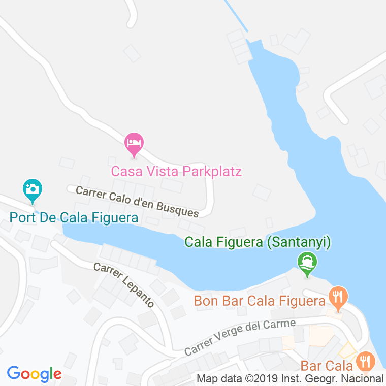 Código postal de Calo Den Busques en Illes Balears