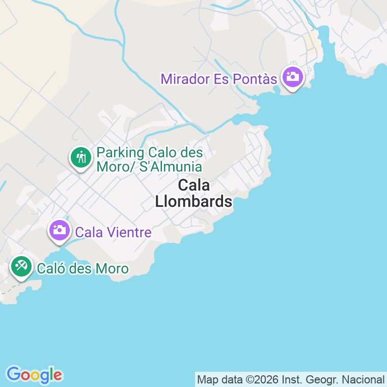 Código postal de C Bonança, de Sa (c. Llomba en Cala Llombards