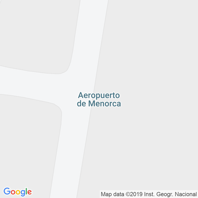 Código Postal calle Aeroport De Menorca en Maó