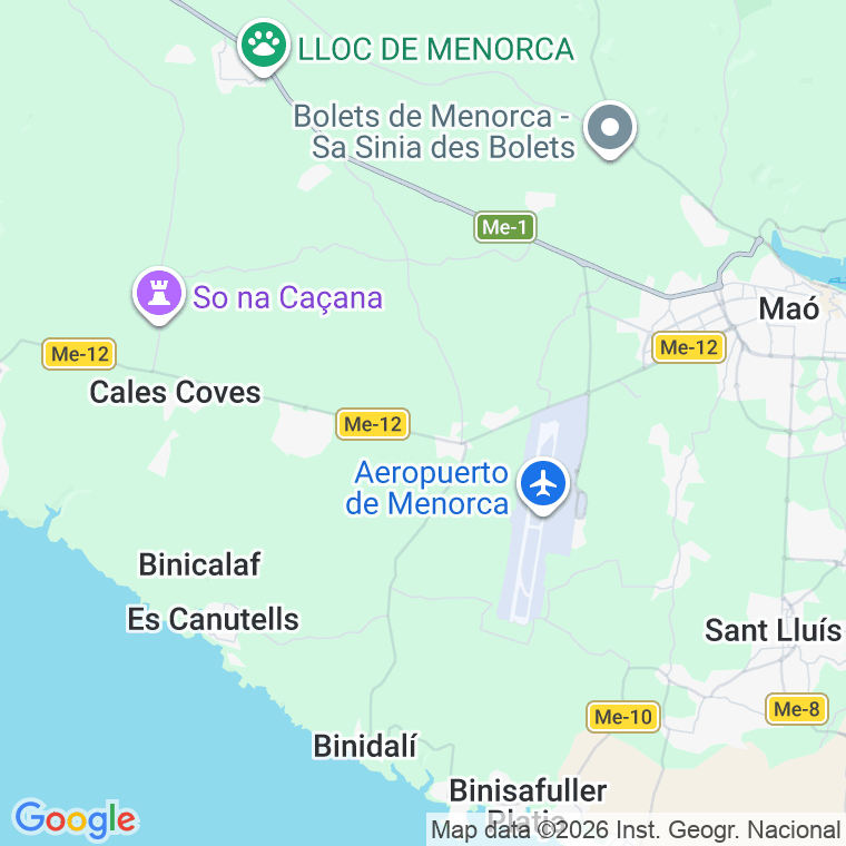 Código postal de Garrigas, Ses en Illes Balears