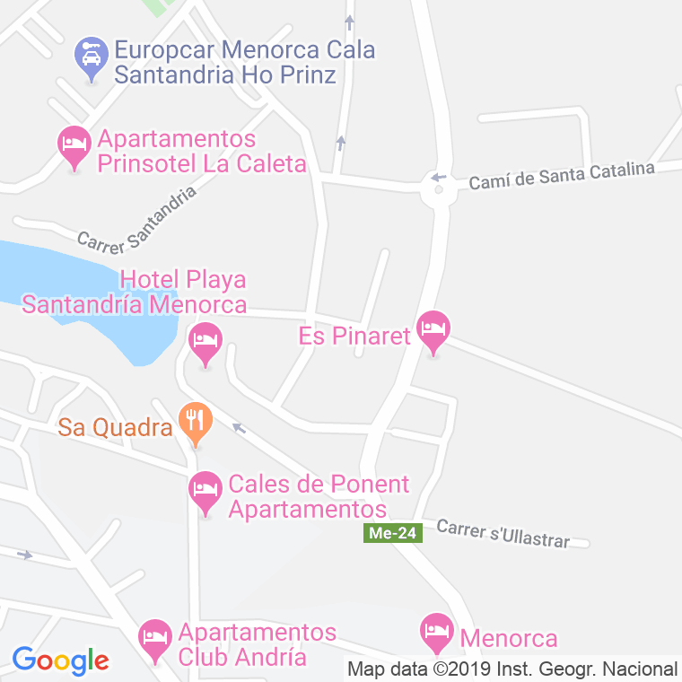 Código postal de Santandria en Illes Balears