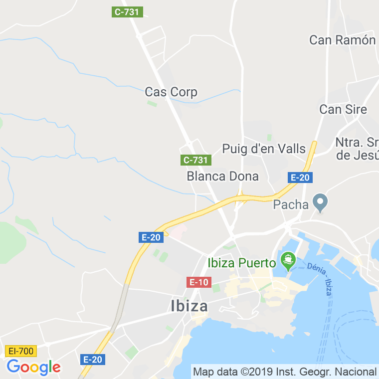 Código Postal de Can Bufi (Eivissa) en Illes Balears