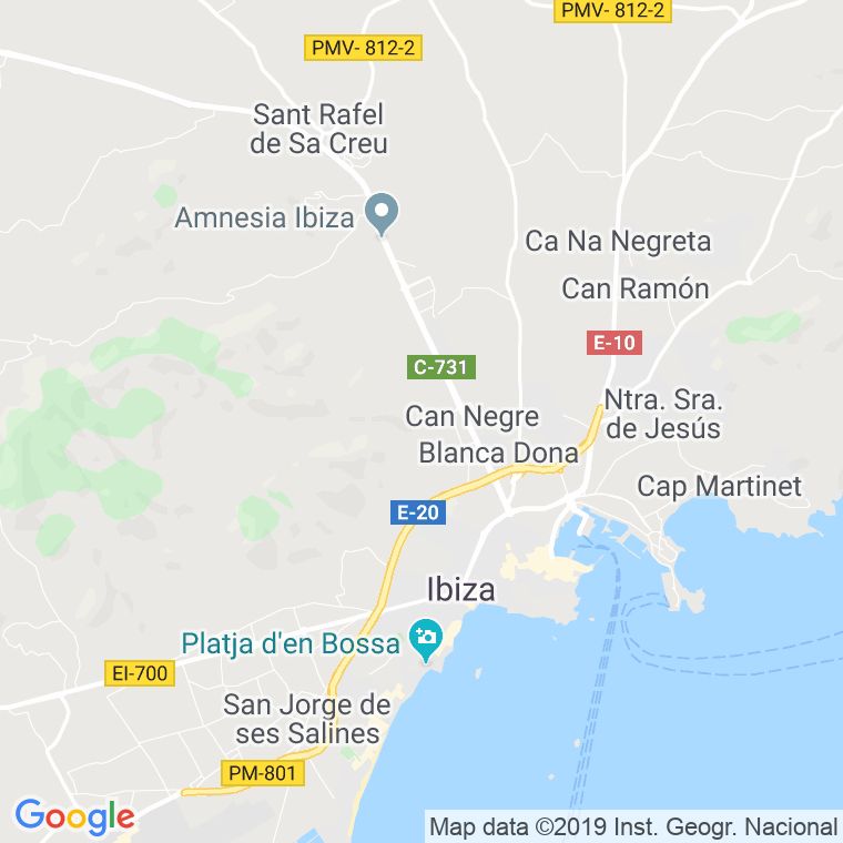 Código Postal de Can Escandell (Eivissa) en Illes Balears