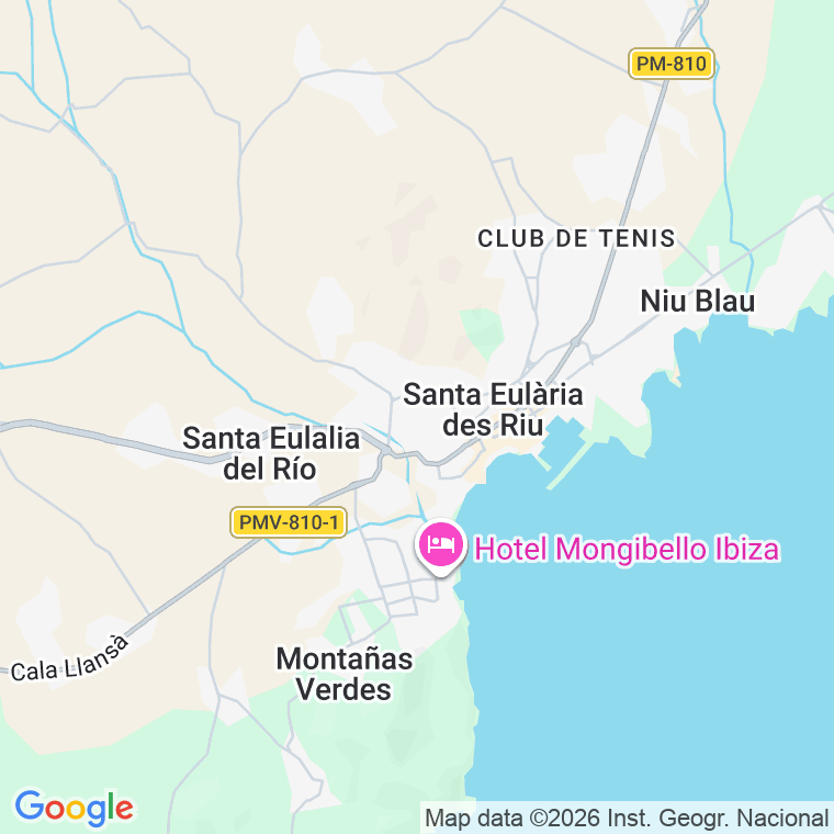 Código postal de Carre San Juan de la Cruz en Santa Eulària Des Riu