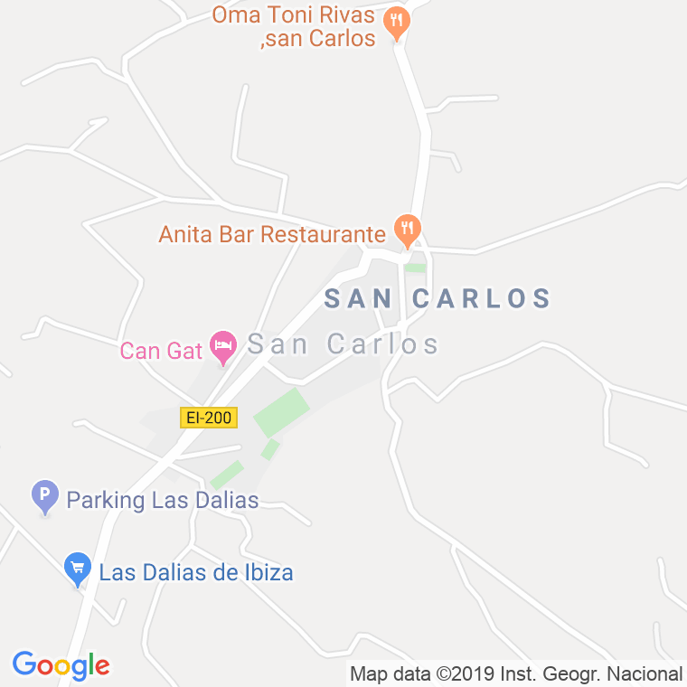 Código Postal de Sant Carles De Peralta en Illes Balears