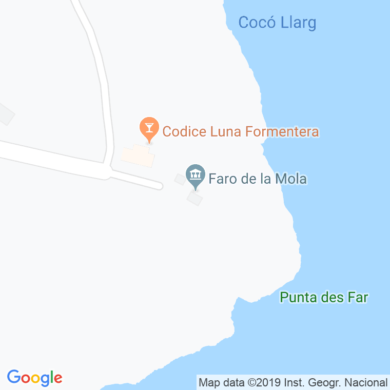 Código Postal de Faro De La Mola en Illes Balears