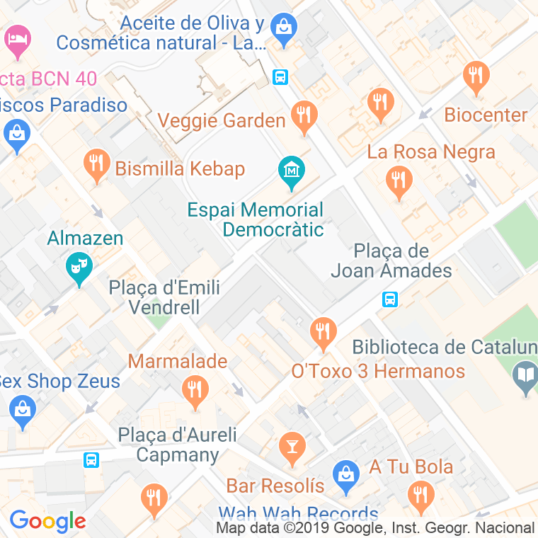 Código Postal calle Agusti Duran I Sanpere, D' en Barcelona