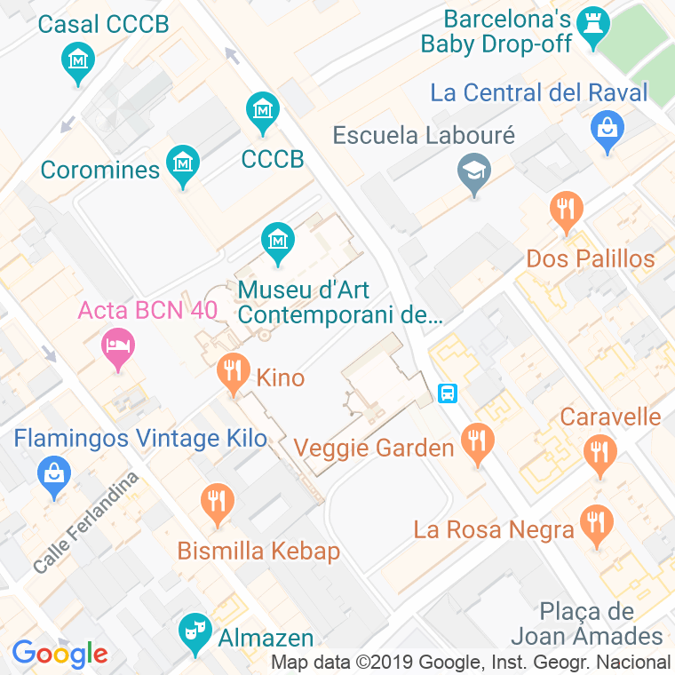 Código Postal calle Angels, plaça (Impares Del 1 Al Final)  (Pares Del 2 Al Final) en Barcelona