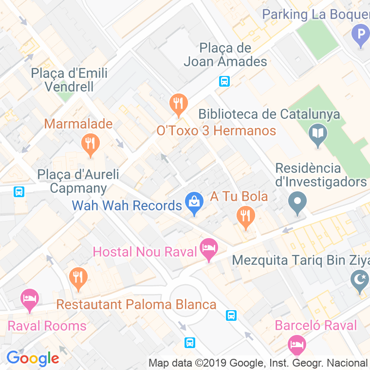 Código Postal calle Picalquers en Barcelona