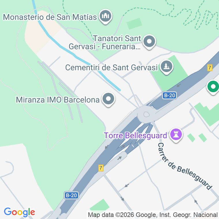 Código postal de Antonio Lopez, D', Plaça (impares del 5 al Final)  (pares del 6 al Final) en Barcelona
