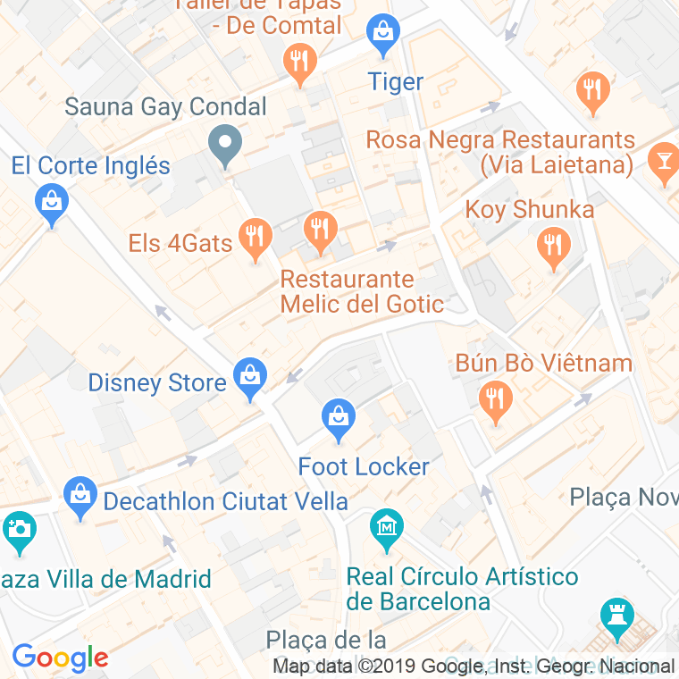 Código Postal calle Duran I Bas en Barcelona