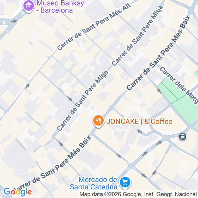 Código postal de C Arenes de Sant Pere en Barcelona