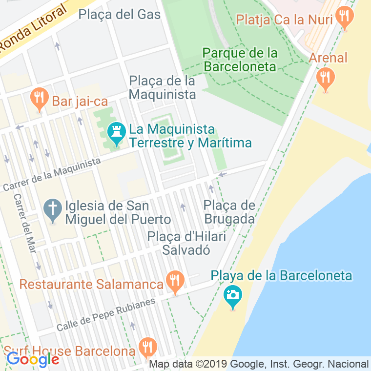 Código postal de Almirall Barcelo en Barcelona