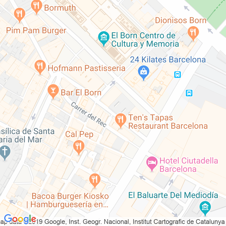 Código postal de Antic de Sant Joan en Barcelona