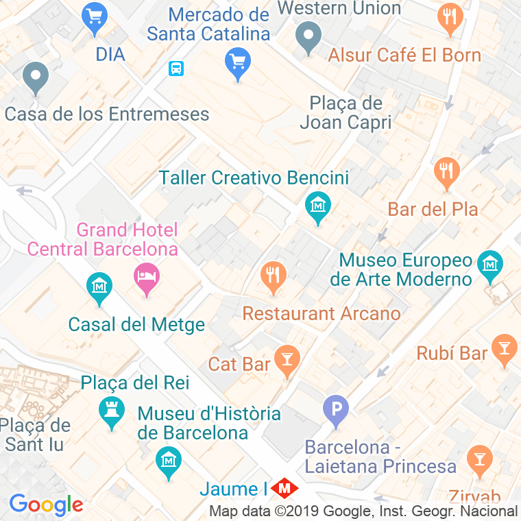 Código postal de Arc de Sant Silvestre en Barcelona