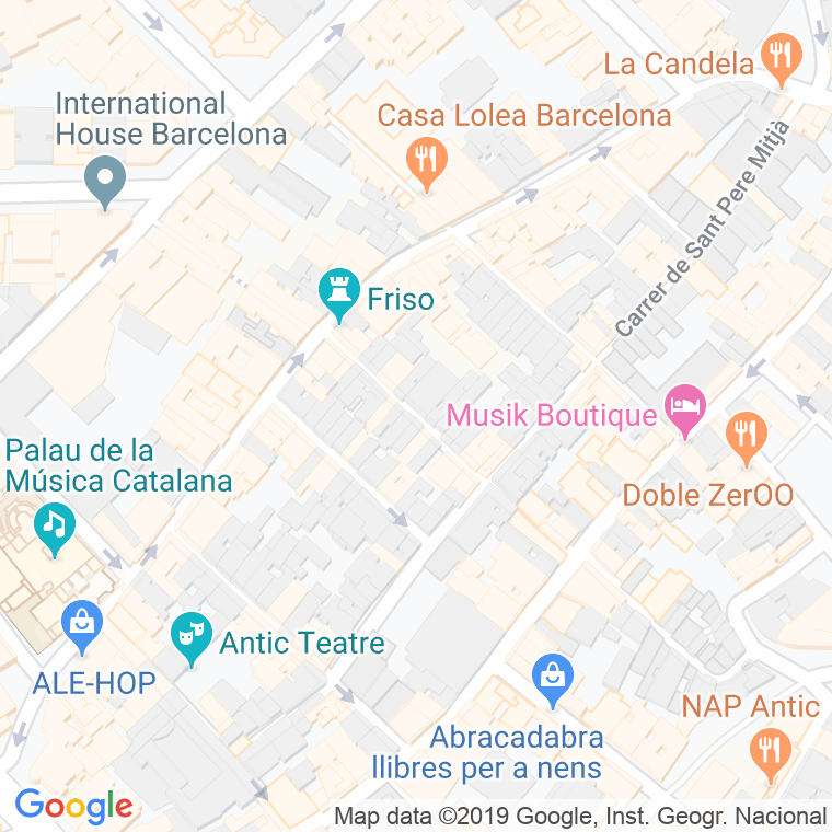 Código Postal calle Argenter en Barcelona