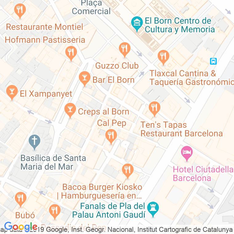 Código postal de Bonaire en Barcelona