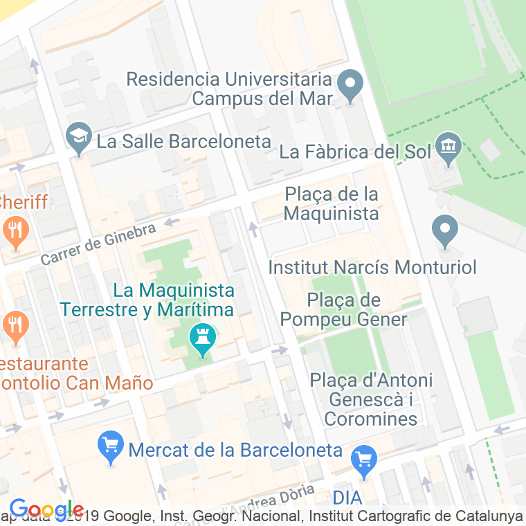 Código postal de Cermeño en Barcelona