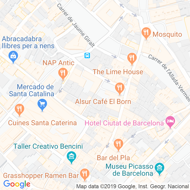 Código postal de Forn de la Fonda en Barcelona