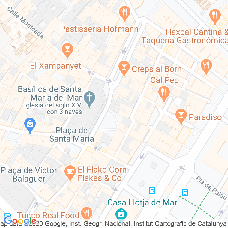Código Postal calle Fossar De Les Moreres, plaça en Barcelona