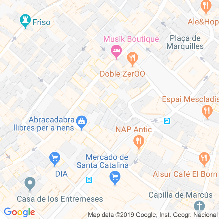 Código postal de Mestres Casals I Martorell en Barcelona