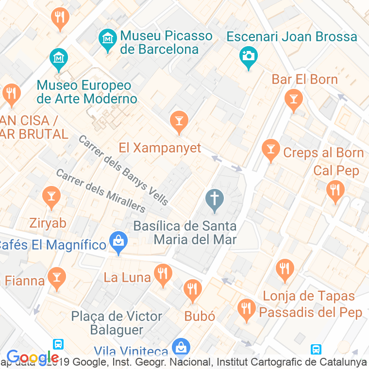 Código postal de Sant Antoni Dels Sombrerers en Barcelona
