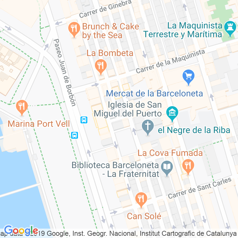 Código postal de Vicaria en Barcelona