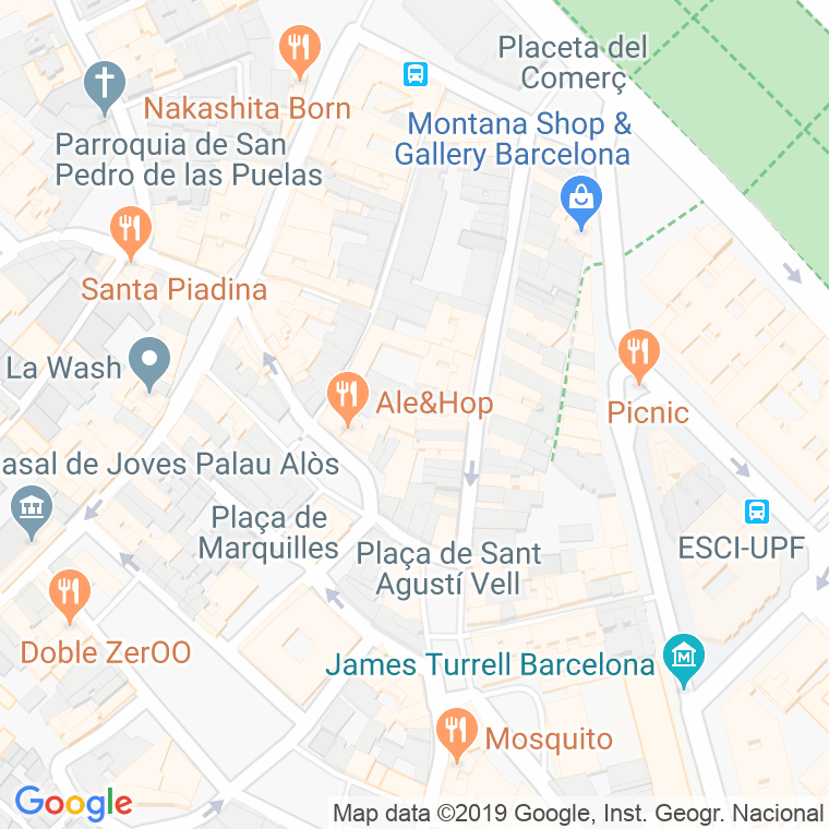 Código postal de Volta Dels Jueus, de la en Barcelona