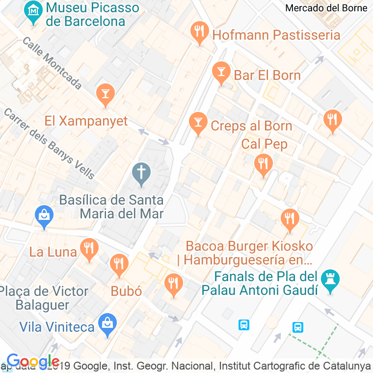 Código postal de Volta Dels Tamborets, de la en Barcelona
