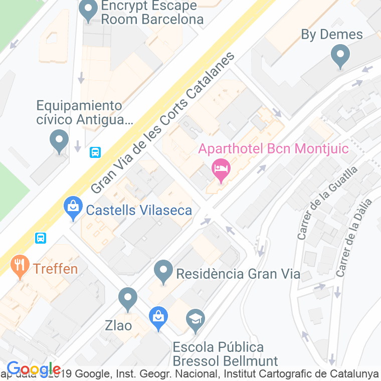 Código Postal calle Indibil en Barcelona