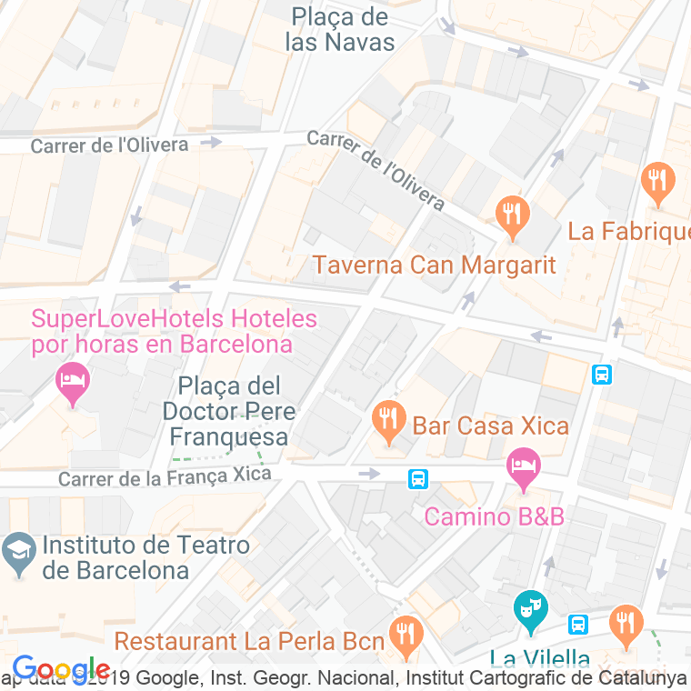 Código Postal calle Pedreres en Barcelona
