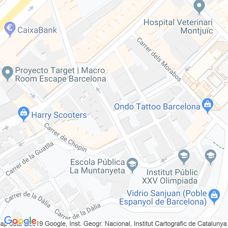 Código Postal calle Rabi Ruben en Barcelona
