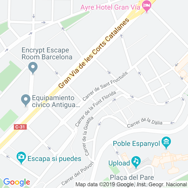 Código Postal calle Sant Fructuos en Barcelona