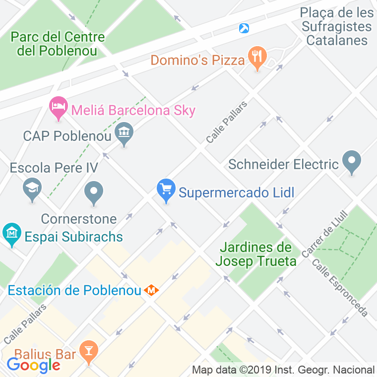 Código Postal calle Ciutadans, passatge en Barcelona