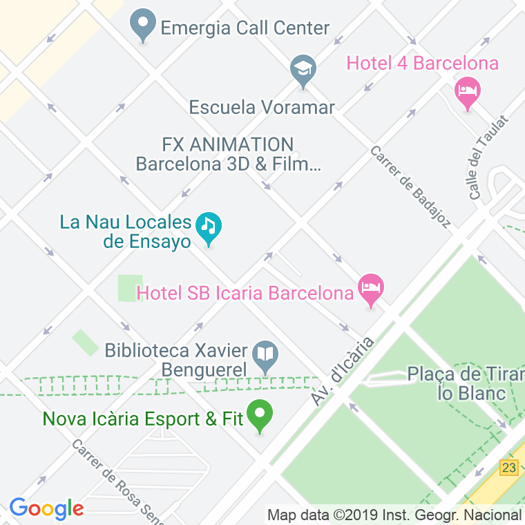 Código Postal calle General Bassols, passatge en Barcelona